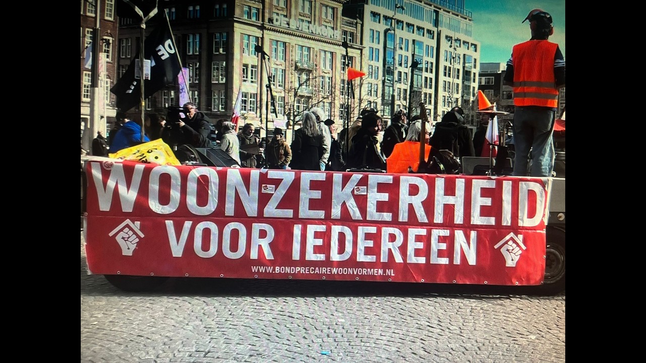 Woonprotest in Amsterdam