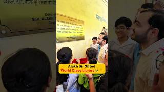 World Class Digital Library🥺🫶 | Ft. Alakh Sir | #worldclass  #digital #library #village #alakhsir