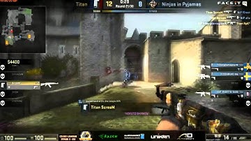 ScreaM insane 4k vs NiP @ FACEIT League 2015 Stage 3