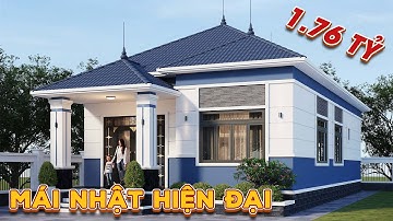 MẪU NHÀ VƯỜN MÁI NHẬT CỰC KỲ HIỆN ĐẠI VỚI CHI PHÍ HỢP LÝ | MH05280