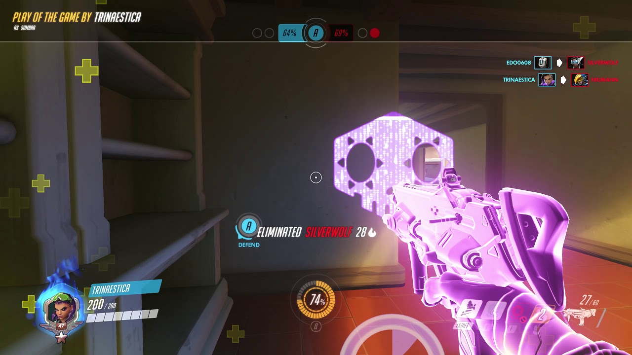 Sombra hacks Pharah