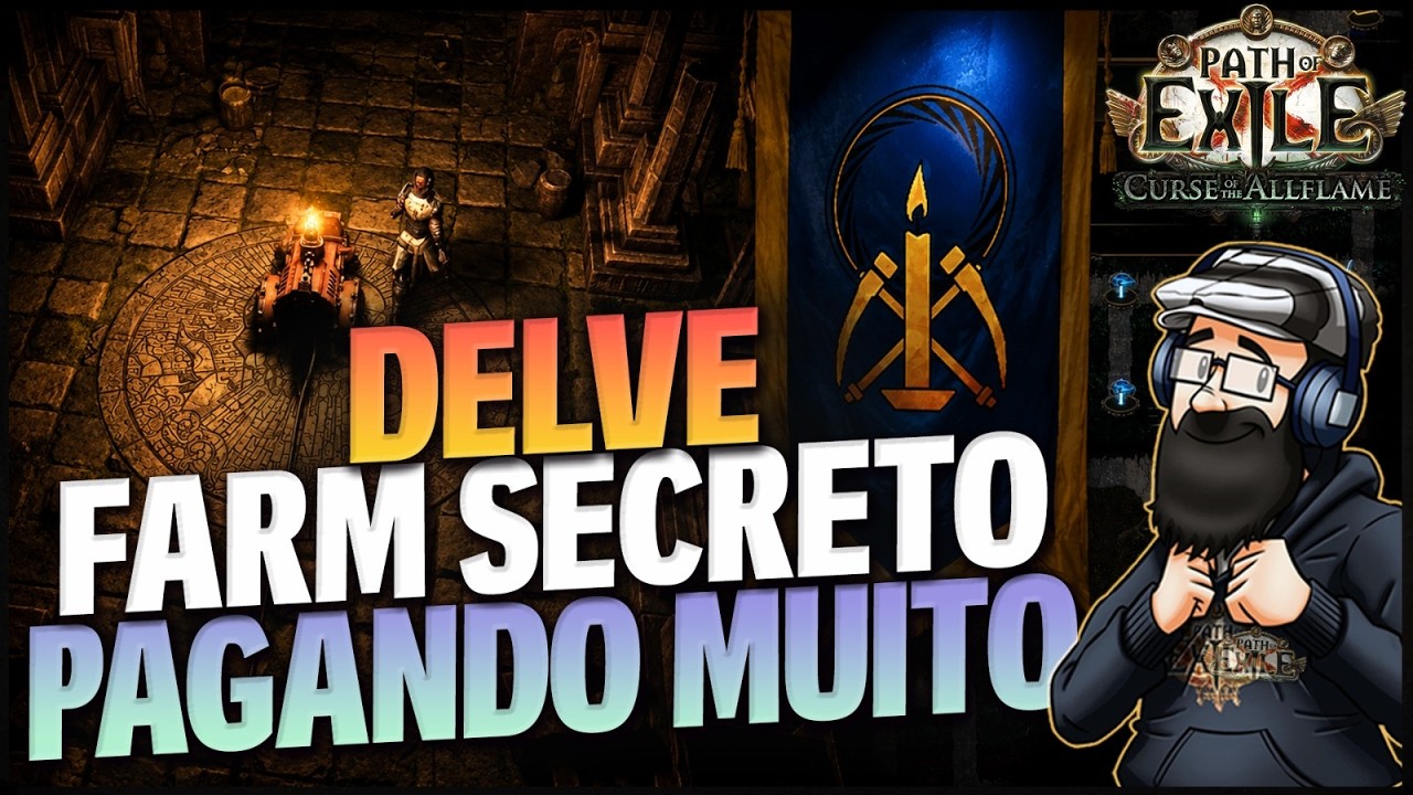 Farm com ZERO INVESTIMENTO! DELVE! - Curse of the Allflame [PoE - 3.29]