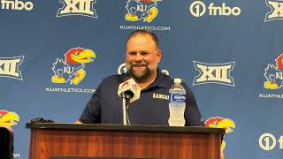 Kansas Offensive Coordinator Andy Kotelnicki week one press conference 8-31-26