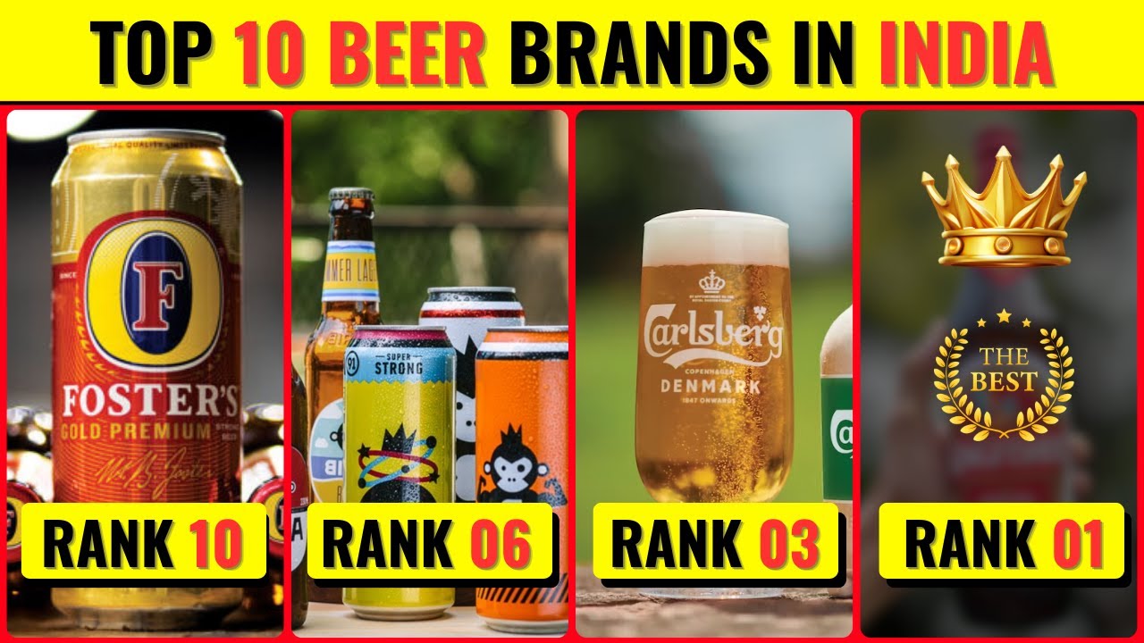 Top 10 Beer Brands In India 2023 Topular Facts YouTube