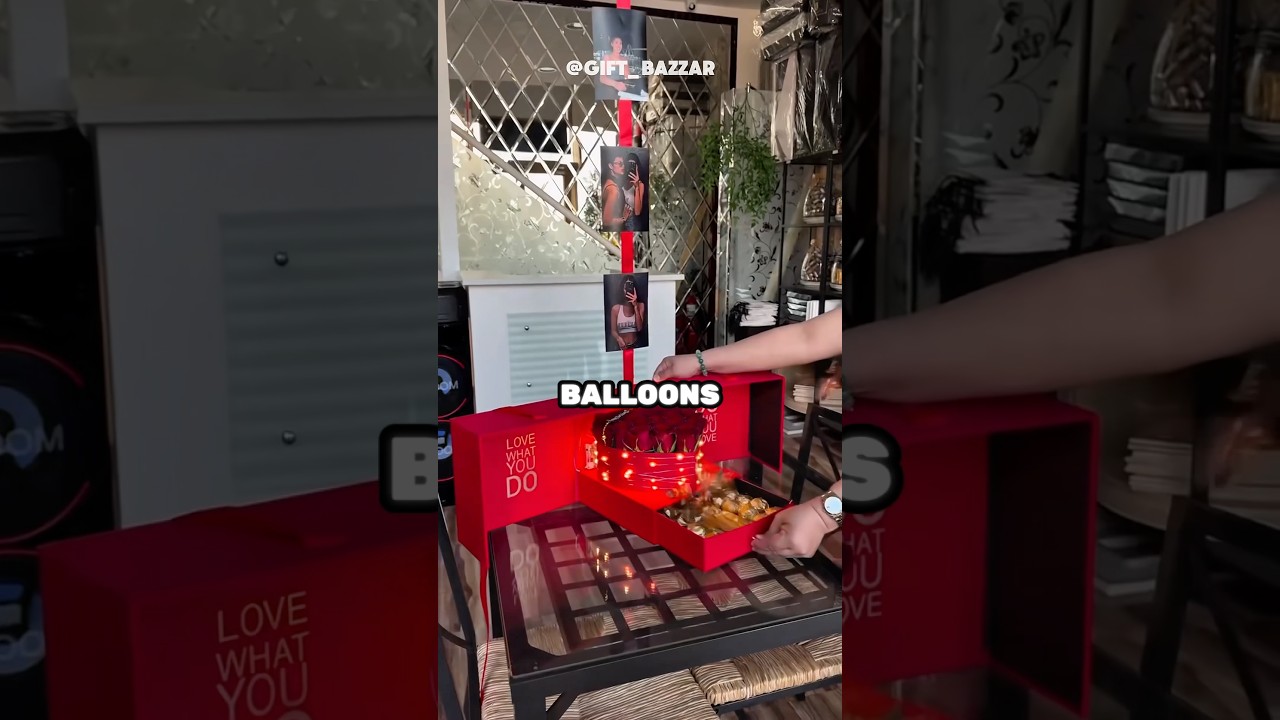 Balloon gift surprise box business idea 💡 