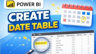 How to create Date table using a calculated table and DAX in Power BI
