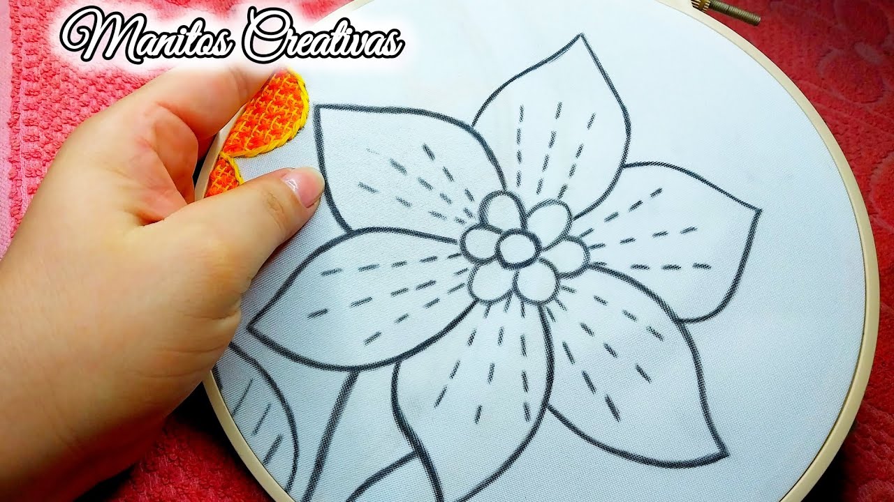 ¡¡ 🌸🥰✨️PRECIOSA PUNTADA PARA FLORES🌸😍✨️!!  (( MUY BELLA & FÁCIL))