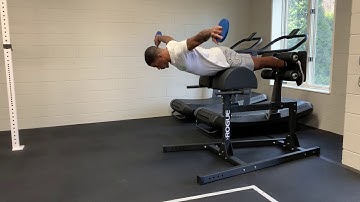 Back extension rear delt fly