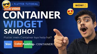 Flutter Container Widget Explained in Hindi | Beginner to Pro 🚀 | Apka Apna Tarun #apkaapnatarun 