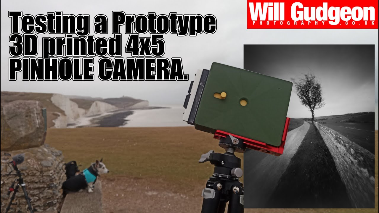 Testing a prototype 3D printed 4x5 pinhole camera. - YouTube