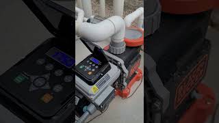 Black and Decker 2 hp variable speed pump review plus flow meter