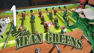 FUSSBALL TABLE WAR! - The Mean Greens: Plastic Warfare Gameplay Part 1