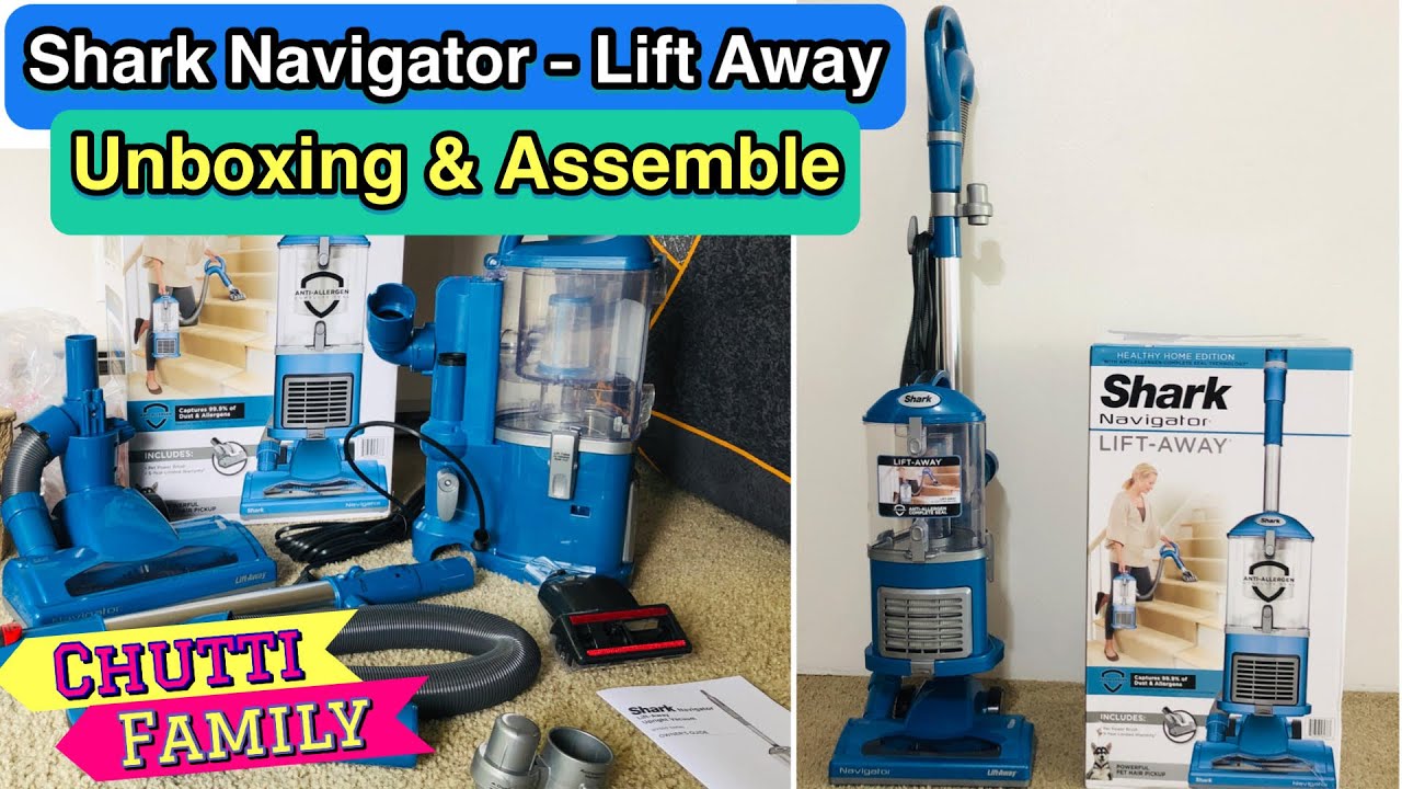 Shark Navigator Lift Away Vacuum Cleaner Unboxing and Assemble | Shark Navigator NV351WM2 Assemble