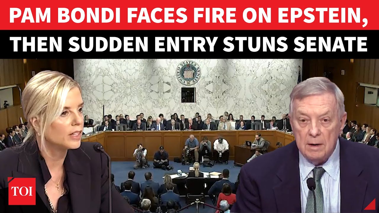‘WHAT AN IDIOT, ZIP YOUR...’: Pam Bondi Gets TORCHED by Durbin, Then Trump Aide Suddenly Cuts In