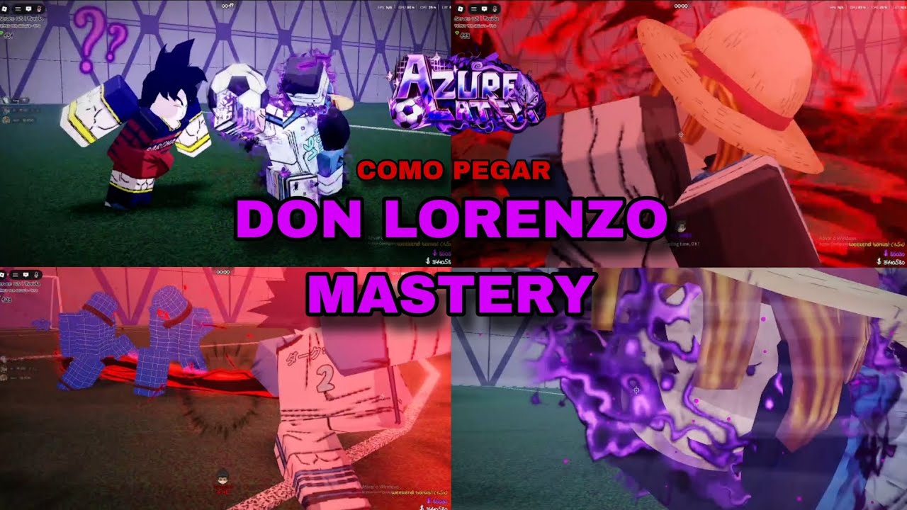 COMO PEGAR O DON LORENZO MASTERY E REAÇÃO QUIMICA | AZURE LATCH 