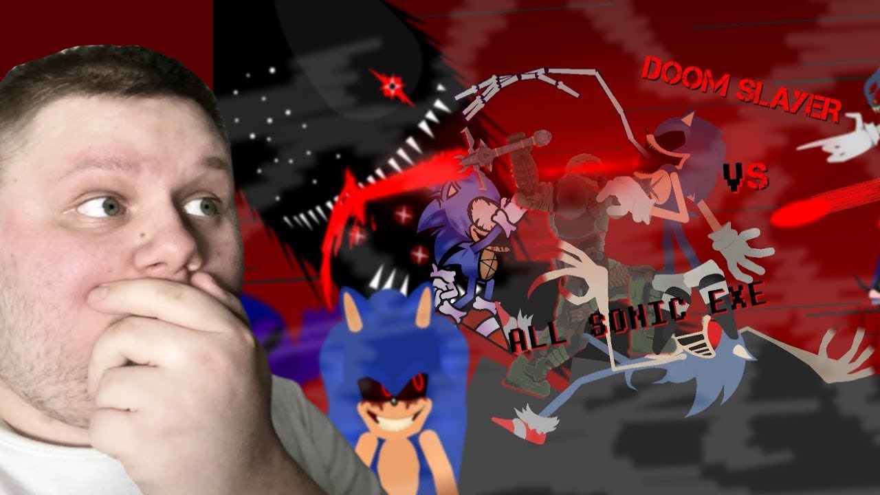 DoomSlayer Takes on All Sonic.Exe Characters!?