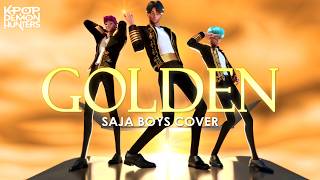 Golden (Saja Boys Version) | KPop Demon Hunters Animation |【Male Cover】