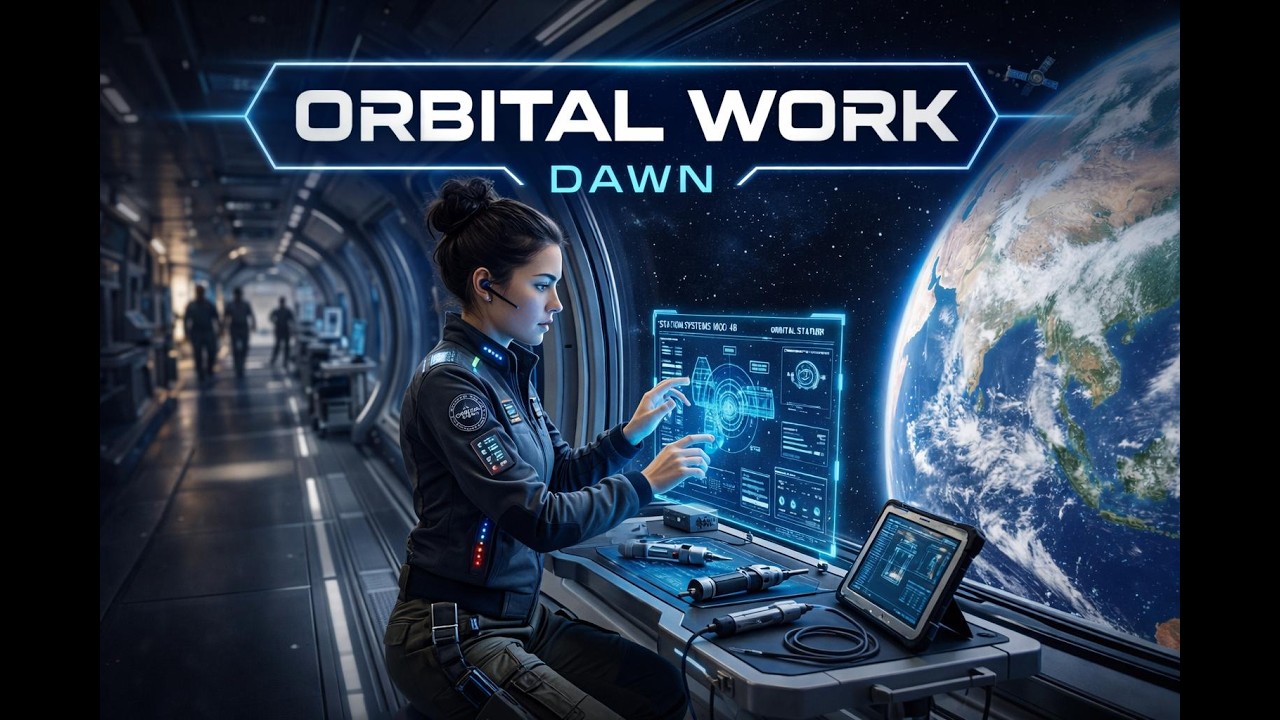Orbital Work – Dawn | Cinematic Uplifting Synth & Euphoric Electronic Mix for Deep Work