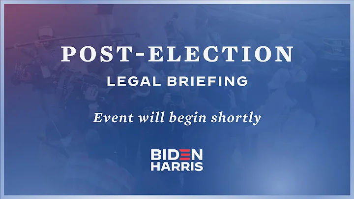 Post-Election Legal Briefing LIVE with Bob Bauer, Dana Remus & Kate Bedingfield - DayDayNews