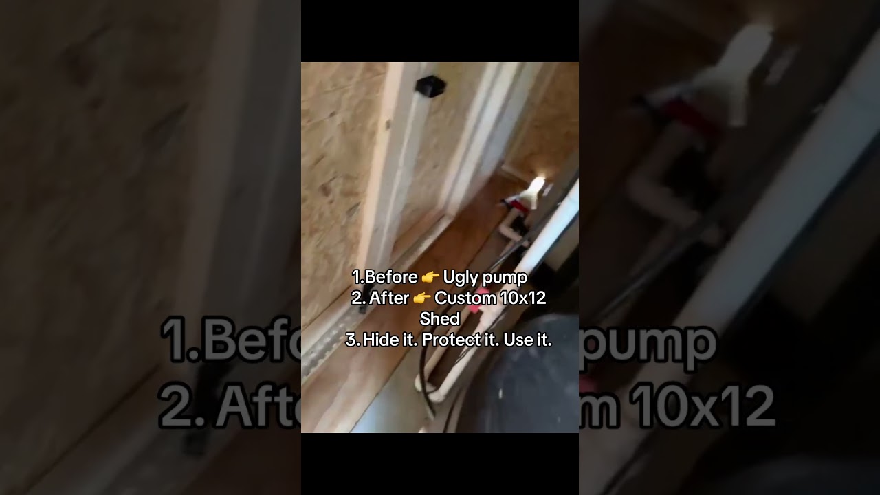 Ugly well pump? Here’s the fix 👇