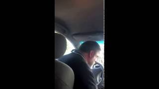 This uber driver gets really angry at a passenger who refuses to get
out of the car