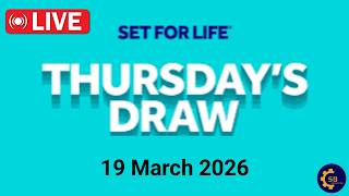 The National Lottery Set For Life Live draw results from Thursday 19 March 2025 tonight s