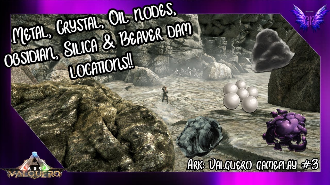 Most used resources Locations - ARK: Valguero gameplay #3