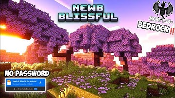 BEST Shaders for Minecraft PE 1.21+ || NEWB x Blissful || Link Download in Comment‼️