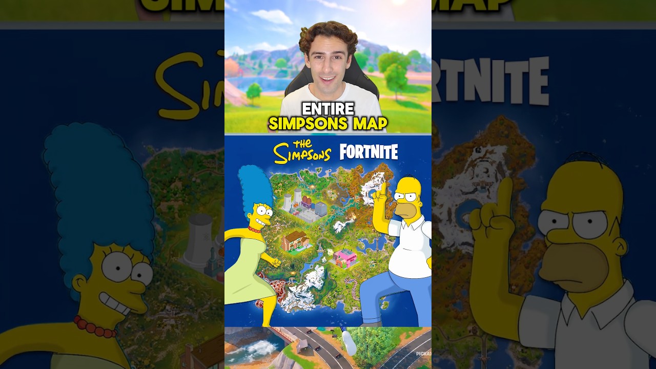 В Fortnite появится карта «Симпсоны» 😅