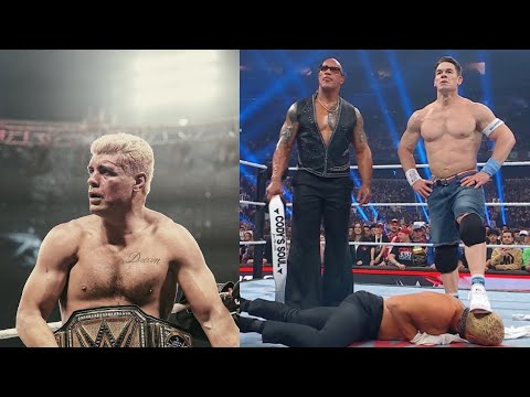 | Shocking 😯 Cody Rhodes Heel Turn Planned | Rock & Cody Rhodes Team Up | John Cena Vs Cody