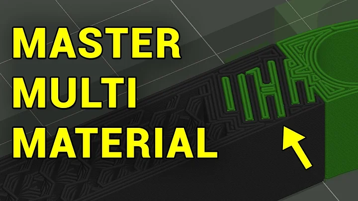 Designing and slicing for multi material 3D printing