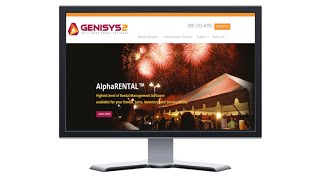 Genisys 2 "Not just software. Intelligent rental software." screenshot 2