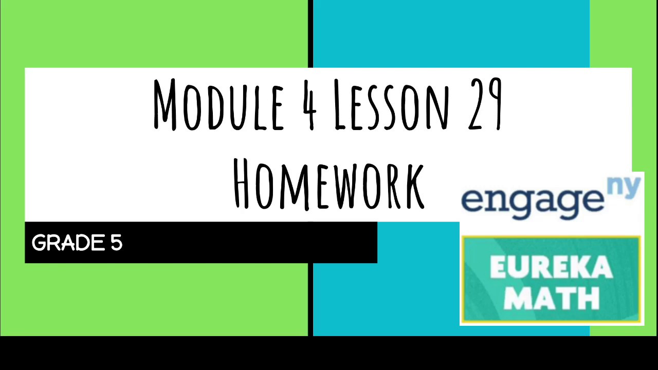 eureka math lesson 29 homework answers key grade 5