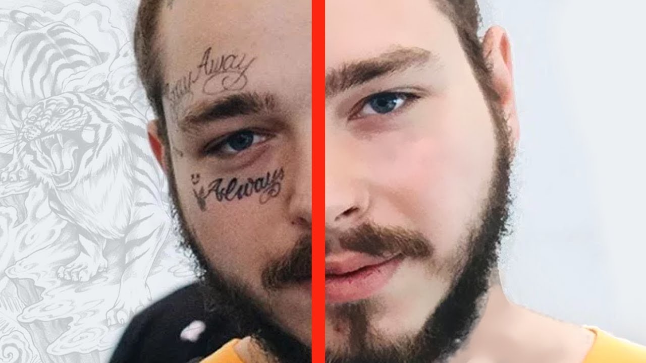 97ZOK on Twitter Heres Post Malone without face tattoos and now we dont  know what to do with ourselves for the rest of the day  Twitter