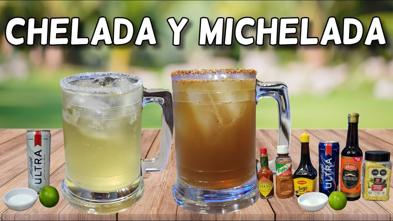 ¿Cómo Preparar LA CHELADA y LA MICHELADA? 🍋🍺🧊🌶  | 2 RECETAS | MICHELADA ORIGINAL | #Michelada