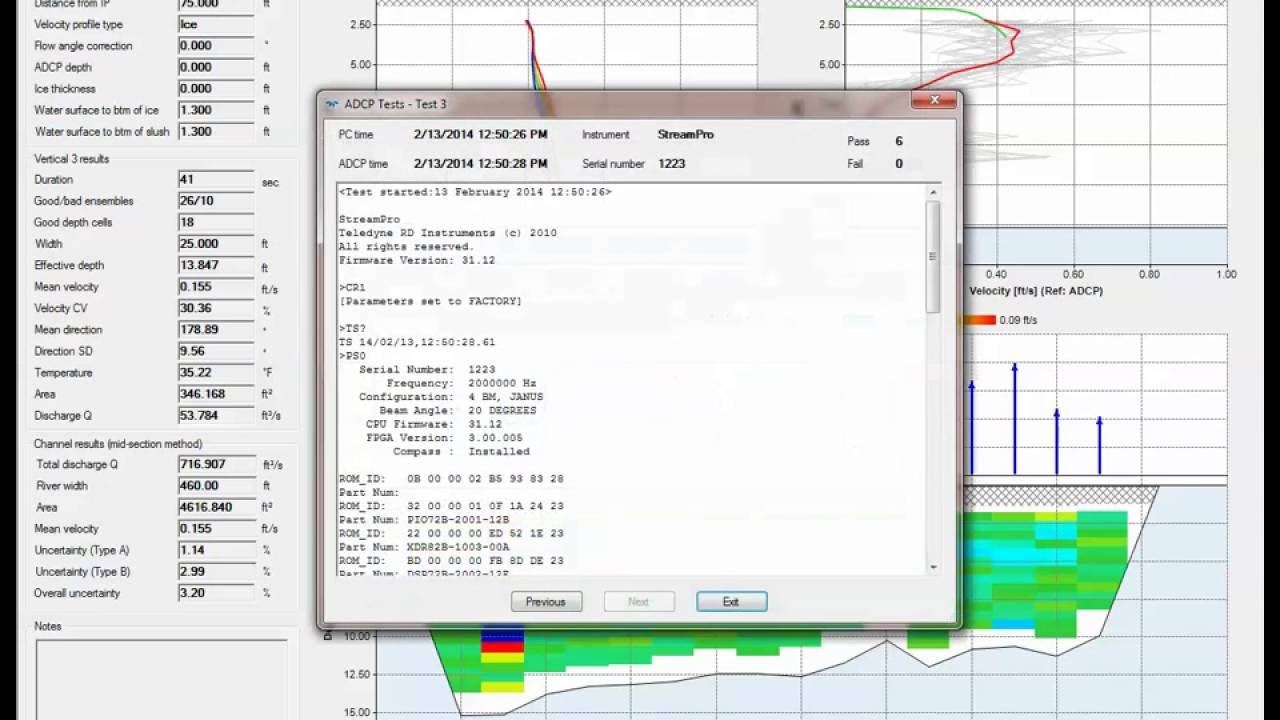 watershed Identifying Interference with the StreamPro in TRDI SxS Pro
