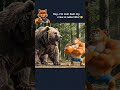 Muscular Cat vs. a GIANT Grizzly Bear! 🐻🐱 #shorts #funnycat #animation #bear #vs #viral #memes #fyp