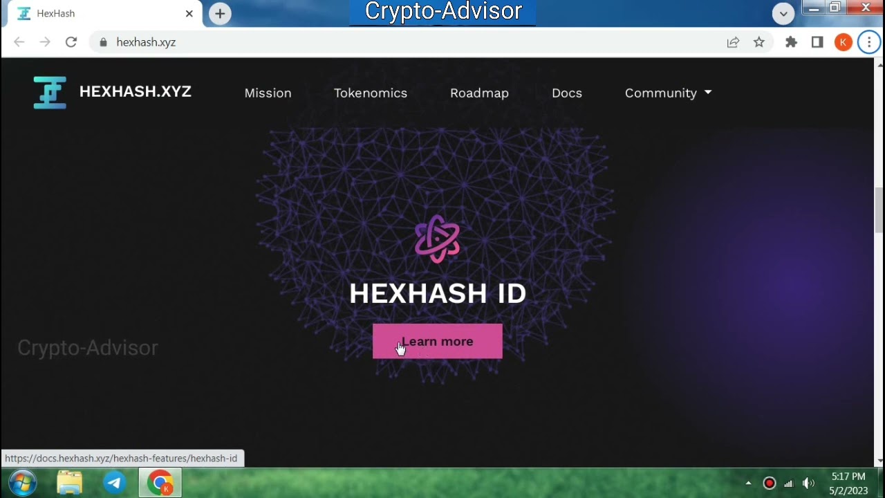 HEXHASH: wallets and blockchains with HexHash ID