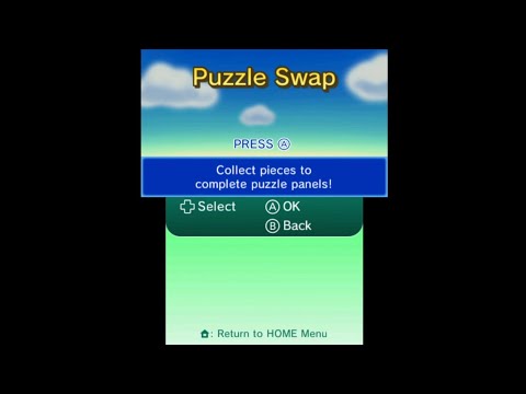 StreetPass Mii Plaza - Puzzle Swap - Collecting 105 Pieces Playthrough
