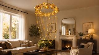 Gold Butterfly Cascade Chandelier — A Garden Frozen in Light ✨