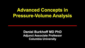 Advanced Concepts in Pressure-Volume Analysis