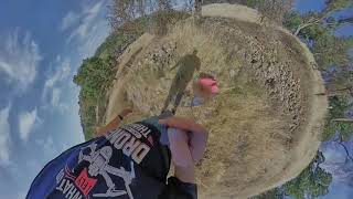 Drone Flight Over Covered Knights Ferry Bridge