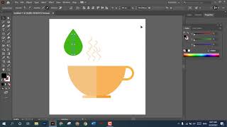 Famous Flat design in illustrator, flat green tea design, leaf design, beginner guide in illustrator Net Worth