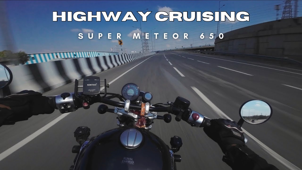 Super meteor 650 | POV | Pure engine sound | Easy cruising |4K