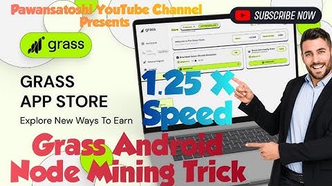 🌿 Grass Node Mining Trick in Android Mobile | Boost Your Grass Network Score by 1.25x! 🚀