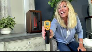 Duraflame Portable Electric Heater with Remote Control & Timer on QVC
