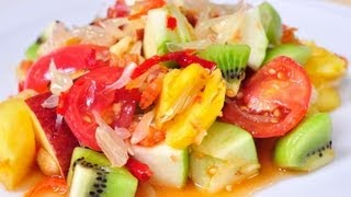 [Thai Food] Papaya Fruit Salad (Som Tum Pon La Mai)