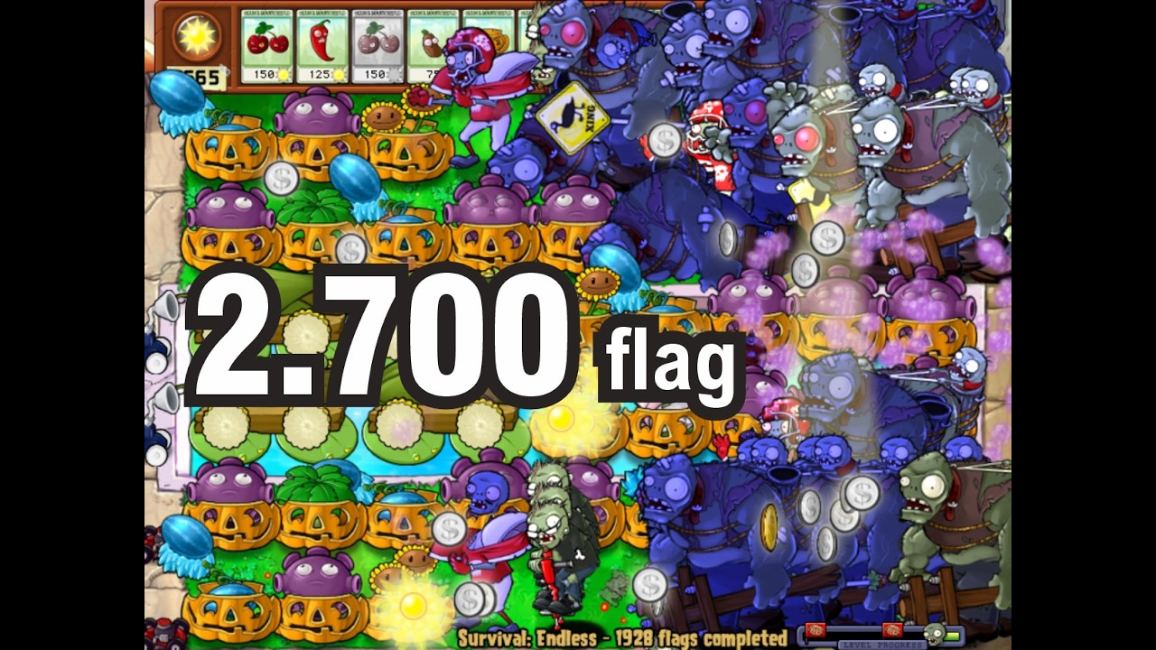 PvZ Survival Endless 2.700 flag