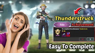 Hidden Achievement | Thunderstruck | In Bgmi Pubg Easy To Complete Thunderstruck Hidden Achievement