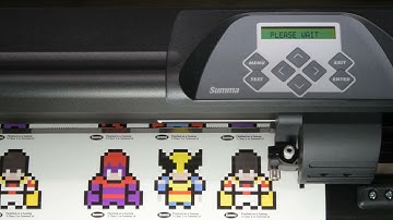 Starting a Barcode job on Summacut roll cutters